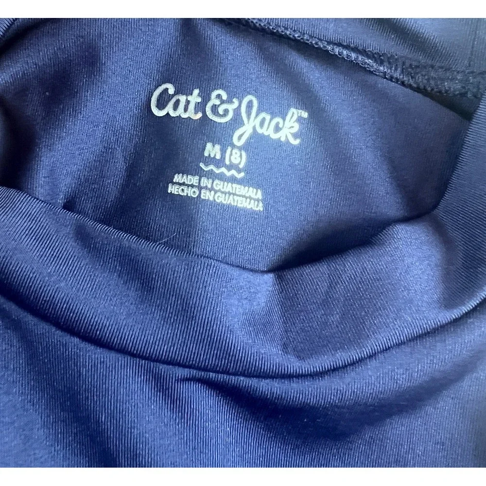 Cat & Jack Kids Swim‎ Top Size M (8) Color Blue Navy.